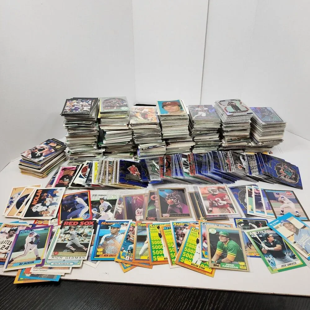Sports CARD LOT Baseball Football  Basketball Storage Unit Find